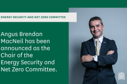 Energy Security and Net Zero Committee - New Chair